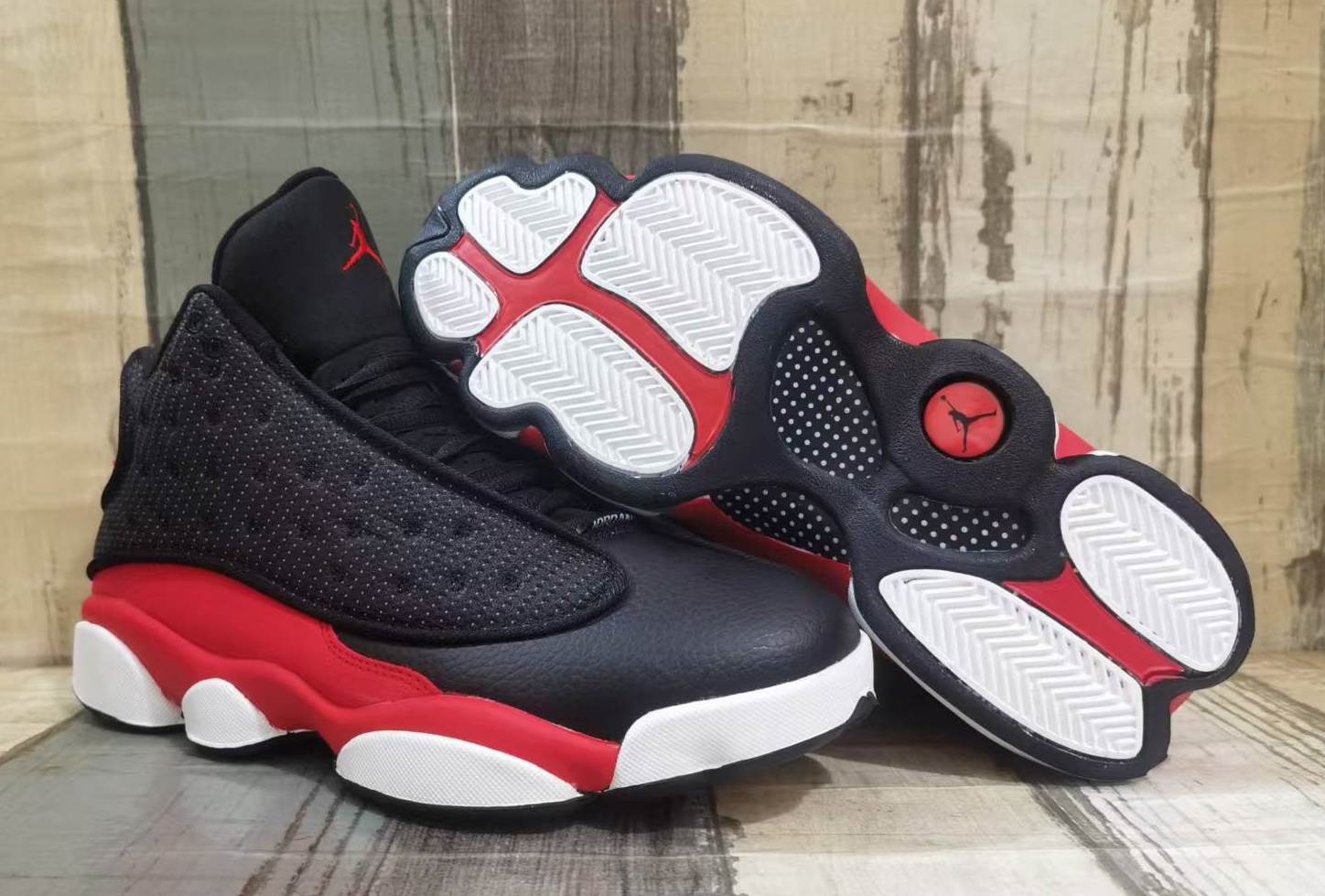Air Jordan 13 Negro / Rojo / Blanco